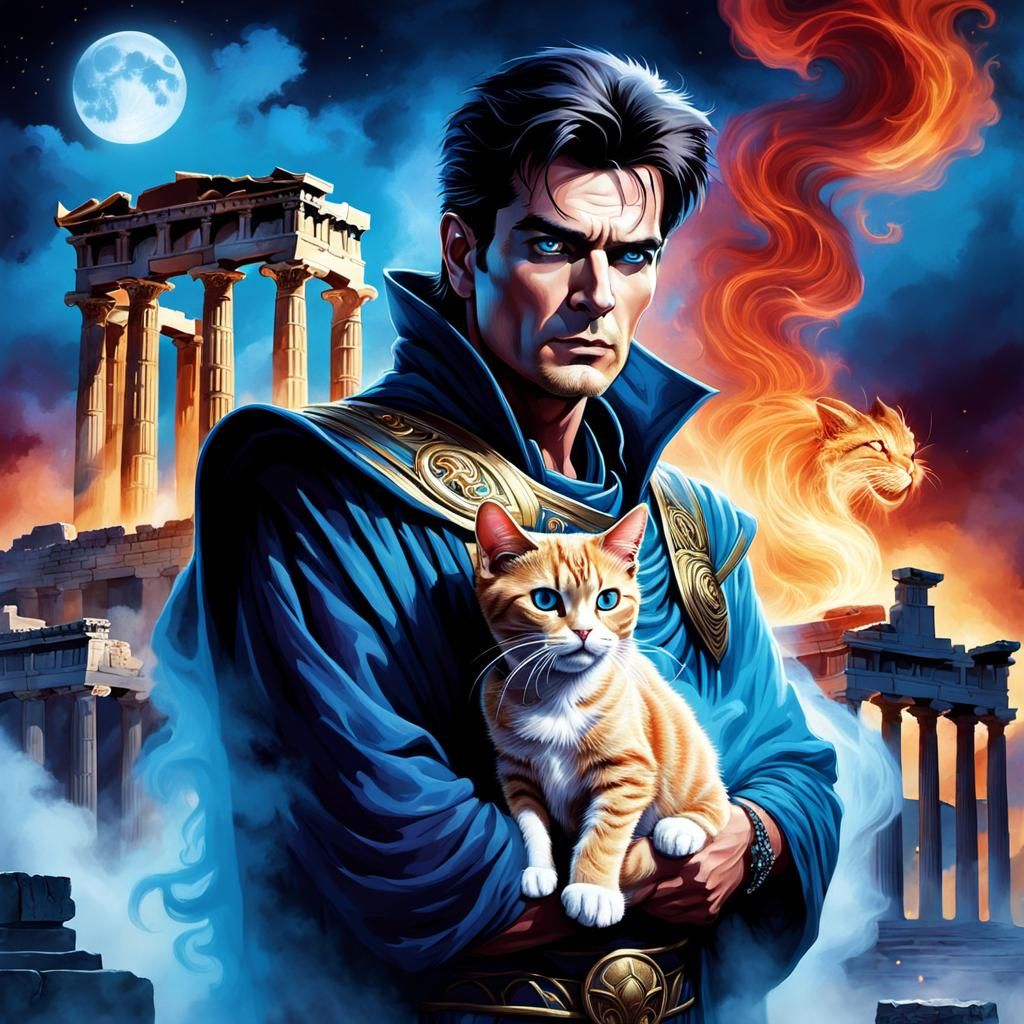 Charlie Sheen Was A Warlock That Invented Cats in Ancient At...