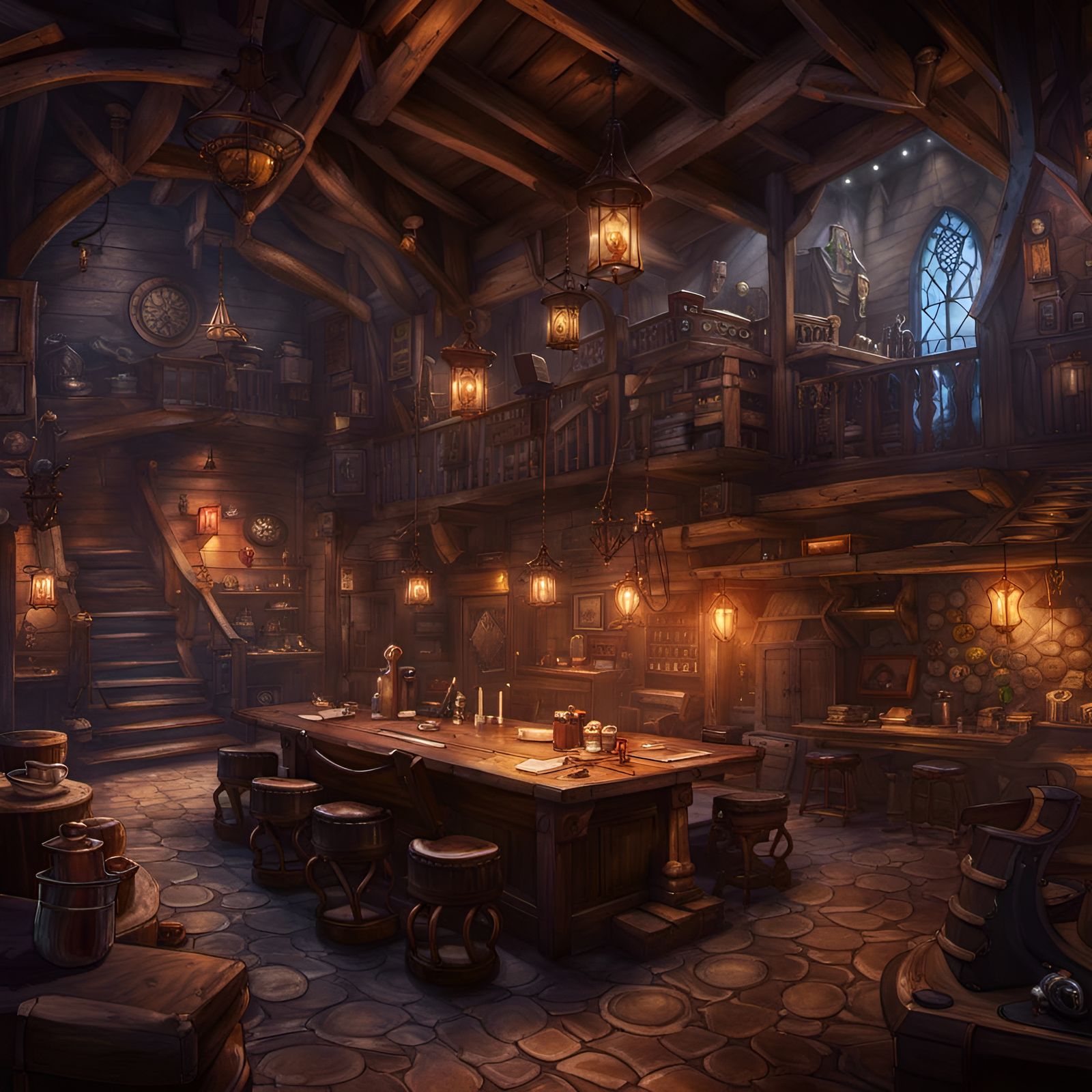 Dungeons & dragon's inspired tavern