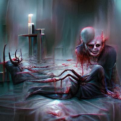 Sinister Immortal Torture by Rutkowski Style