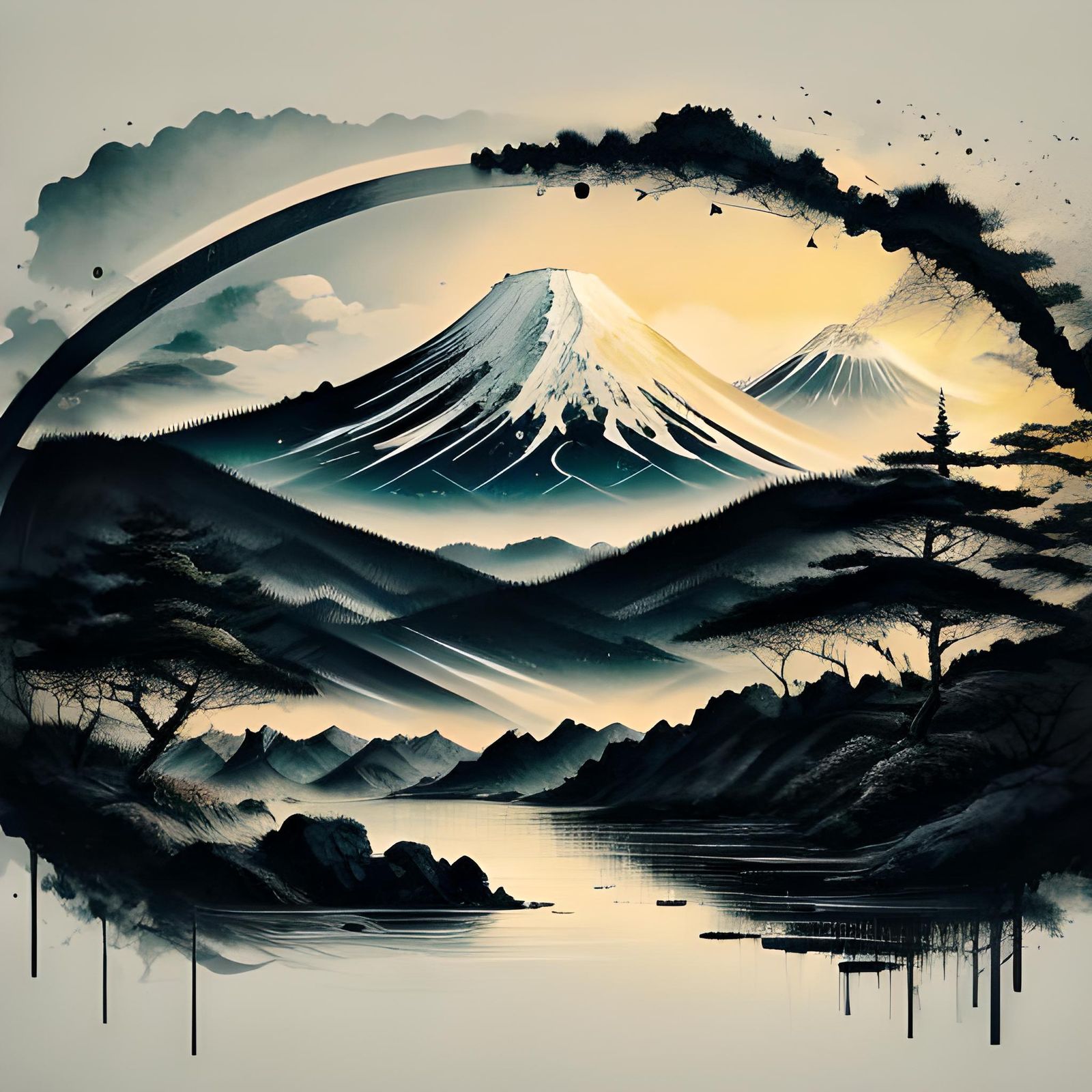 Mount Fuji landscape