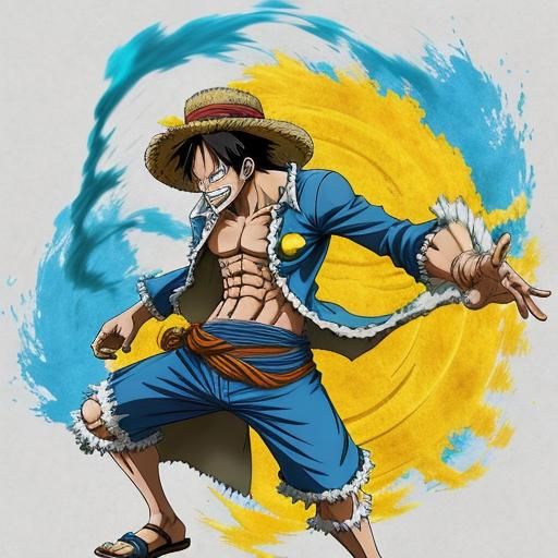 Luffy One Piece Wallpaper with Anime Character
