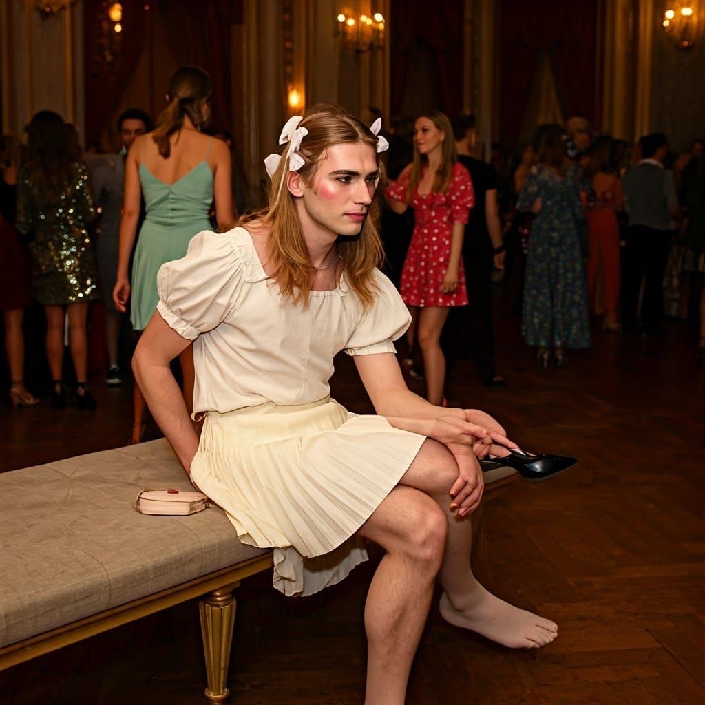 Androgynous Youth in High-Fashion Editorial Style