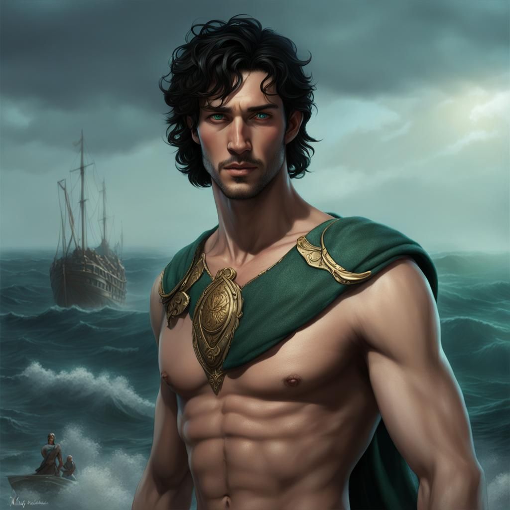 Handsome Percy as Dark Fantasy Concept Art