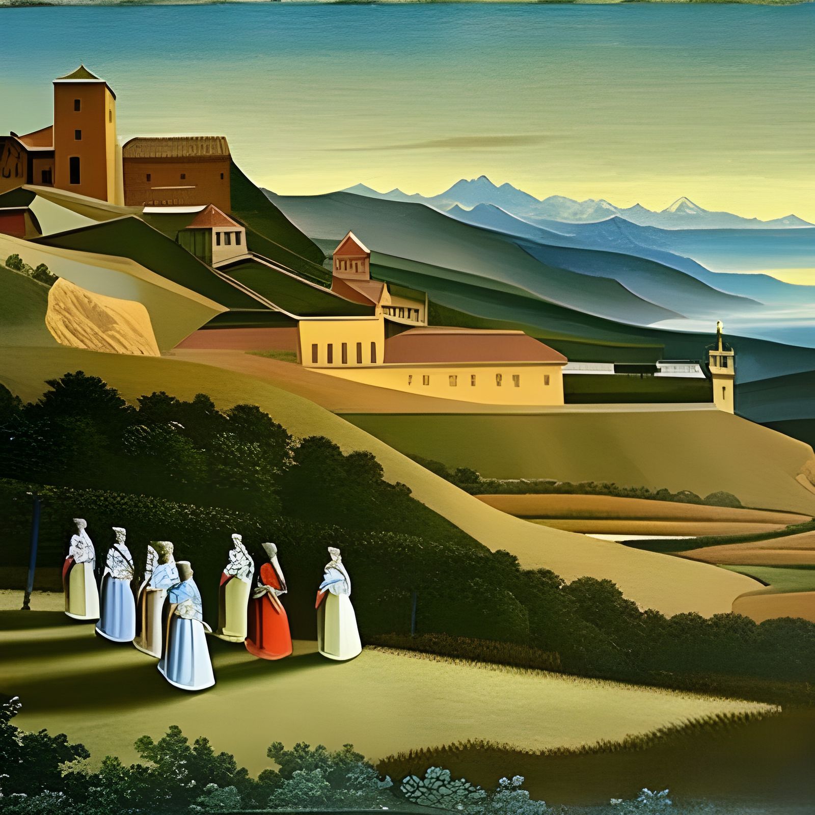 Classical Painting of the Search for Truth