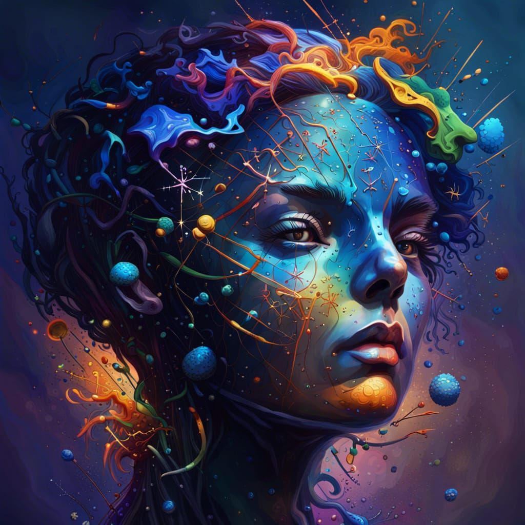 Hyperrealistic Neural Network Zodiac Concept Art