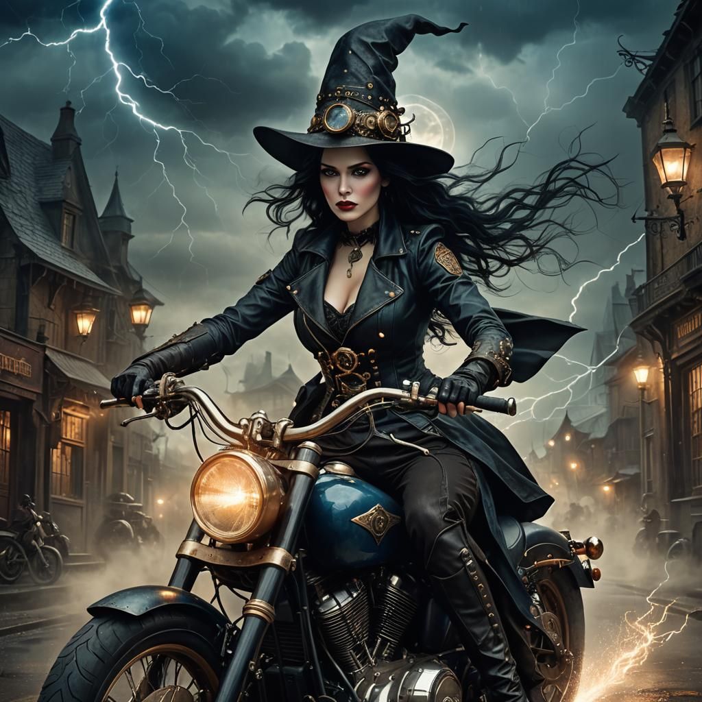 Harley-Davidson of a Witch