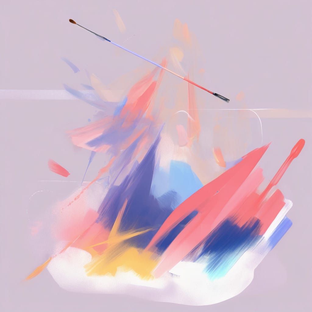 Surreal Anime Girl in Digital Oil Brushstrokes