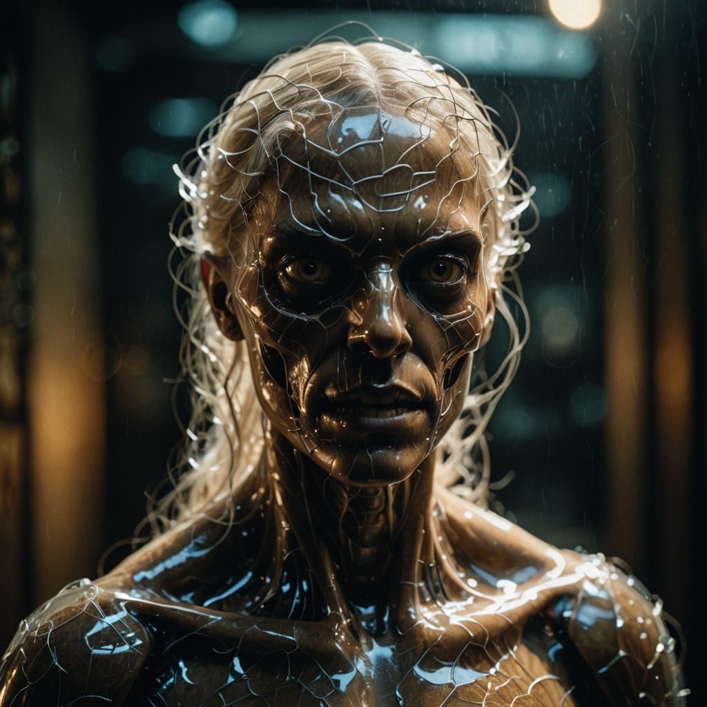 Eerie Translucent Mutant in Vintage Style