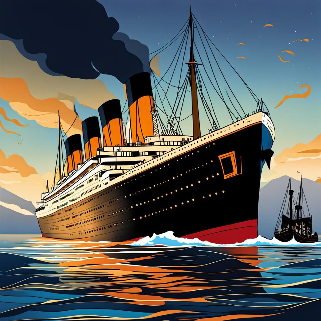 AI Image of the Titanic