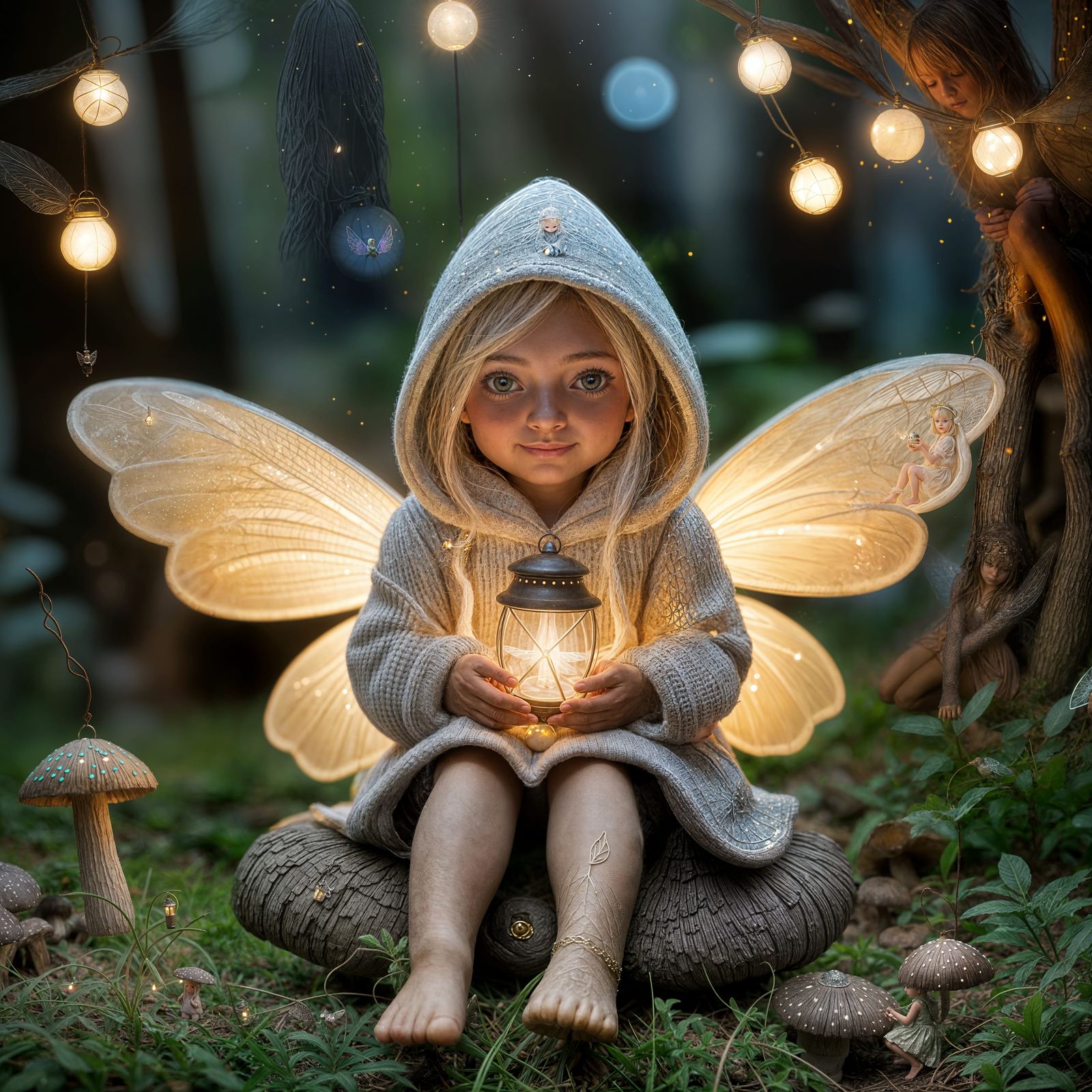 Enchanted Fairy in Whimsical Woodland