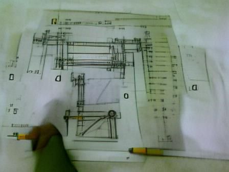 Detailed Technical Engineering Drawing