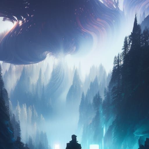 The beautiful sky at night