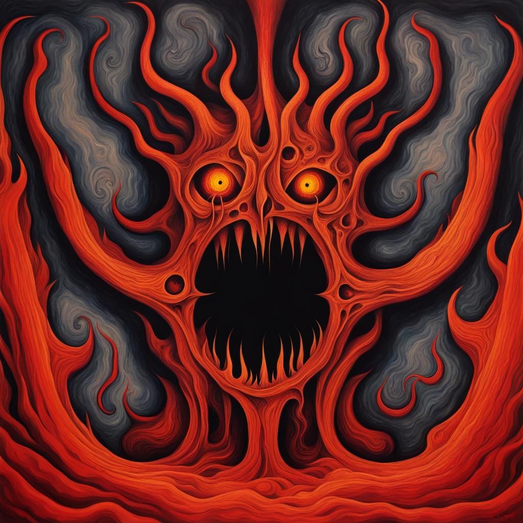 Demons in Mind: Abstract Art from Hell