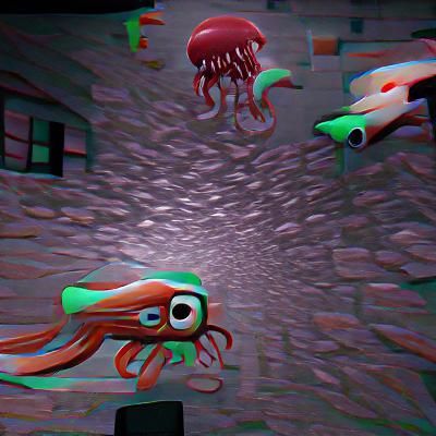 Scary Squid Game Character in 8K 3D