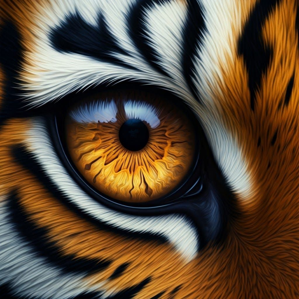 Mystical Tiger Eye Reflecting Wu-Tang Clan Logo