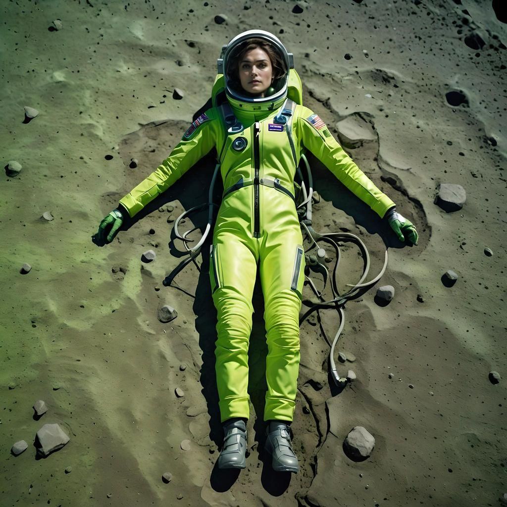 Unconscious Astronaut on Alien Planet in 8K