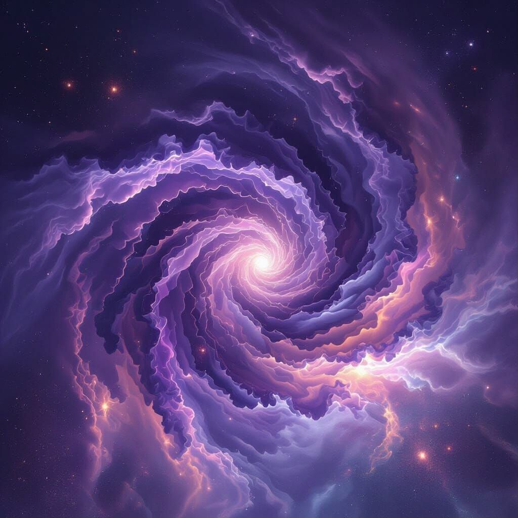 Mystic Velvet Cosmic Galaxy Dust