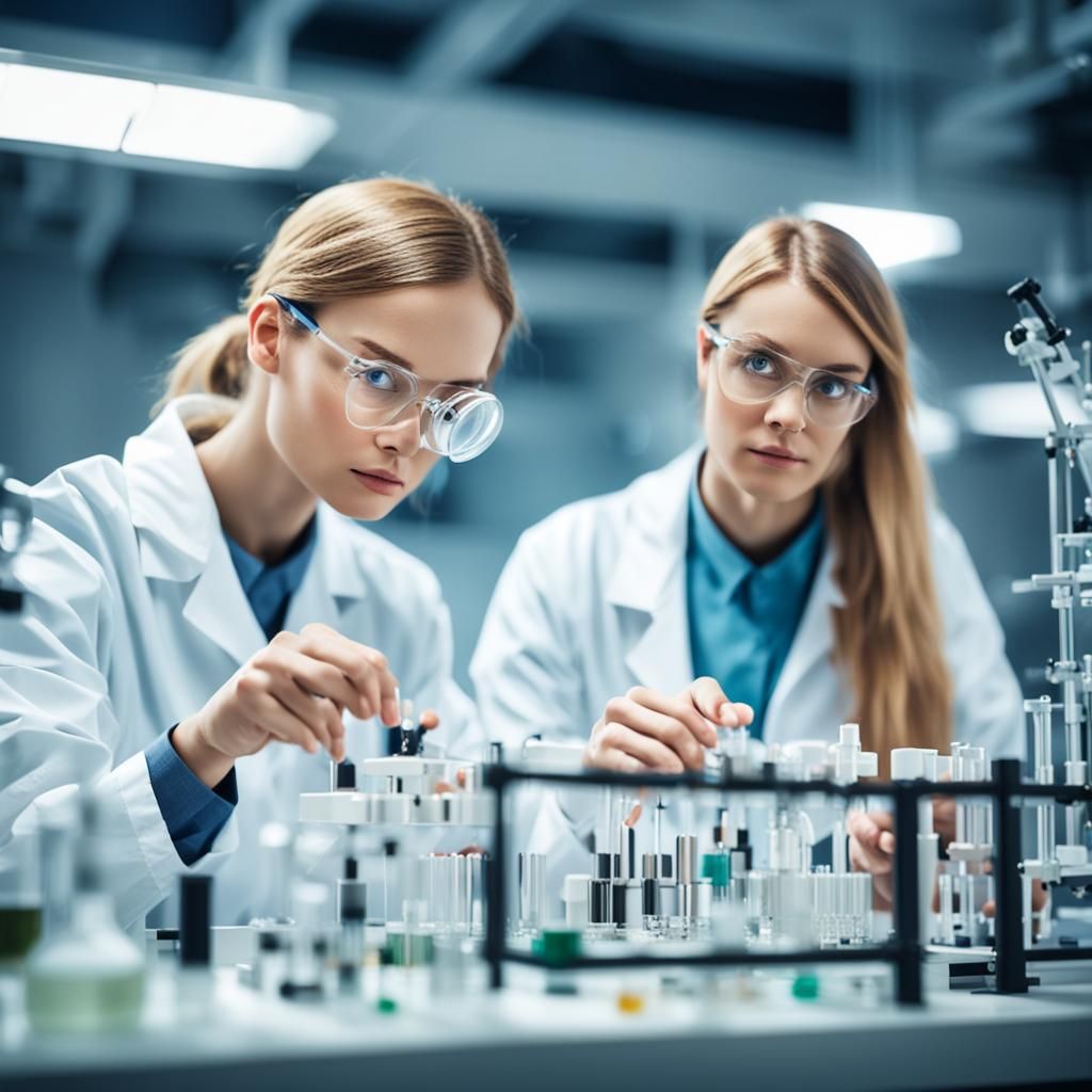 Women in Chemistry Lab: Professional Photography