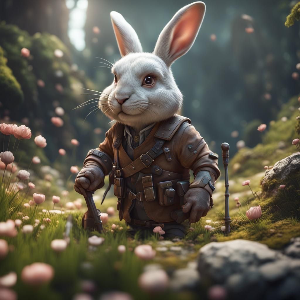 Oyster Rabbit: 3D Game Cinematic Render