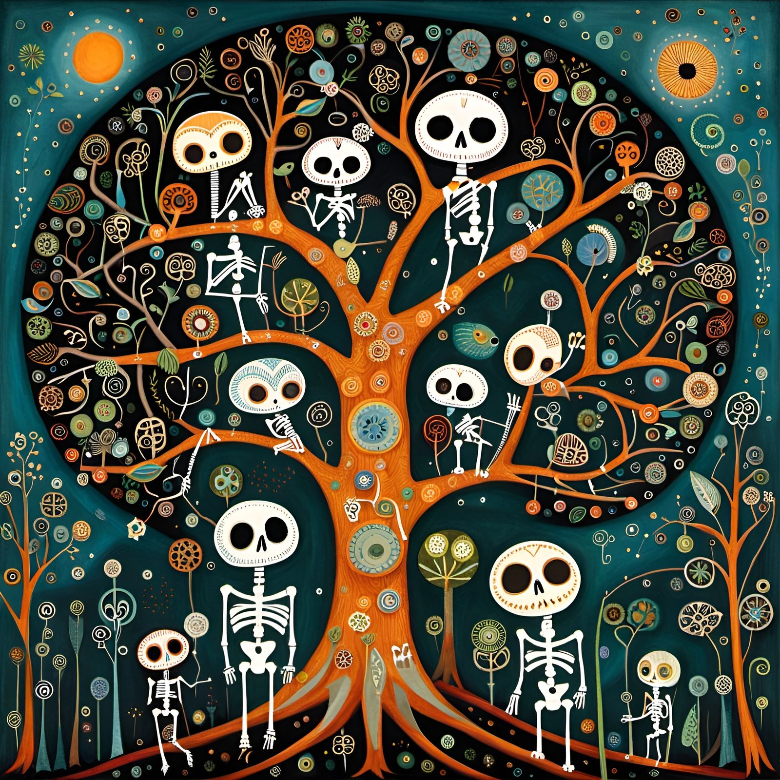 Art Brut Skeleton Critters in Skeleton Tree