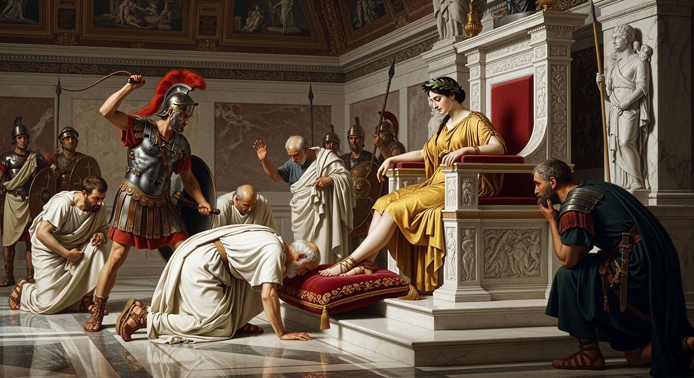 Empress Messalina in Lavish Baroque Roman Palace