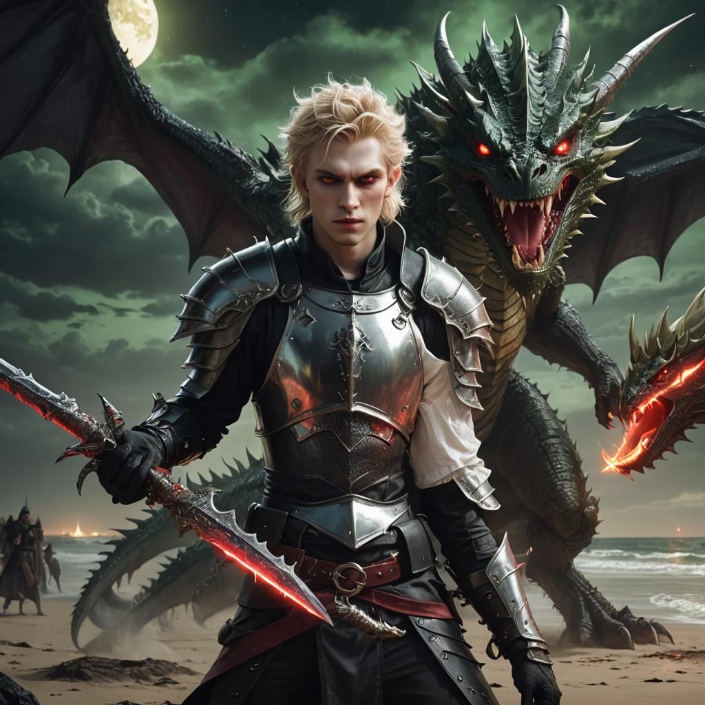 Vampire Knight Saves Princess from Dragon