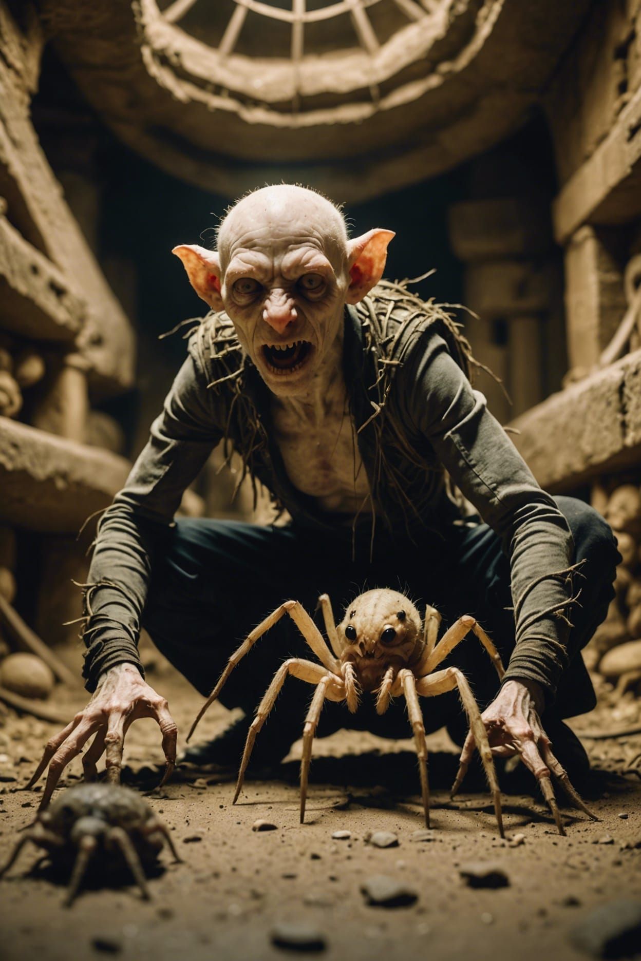 Ratman defending his little friends