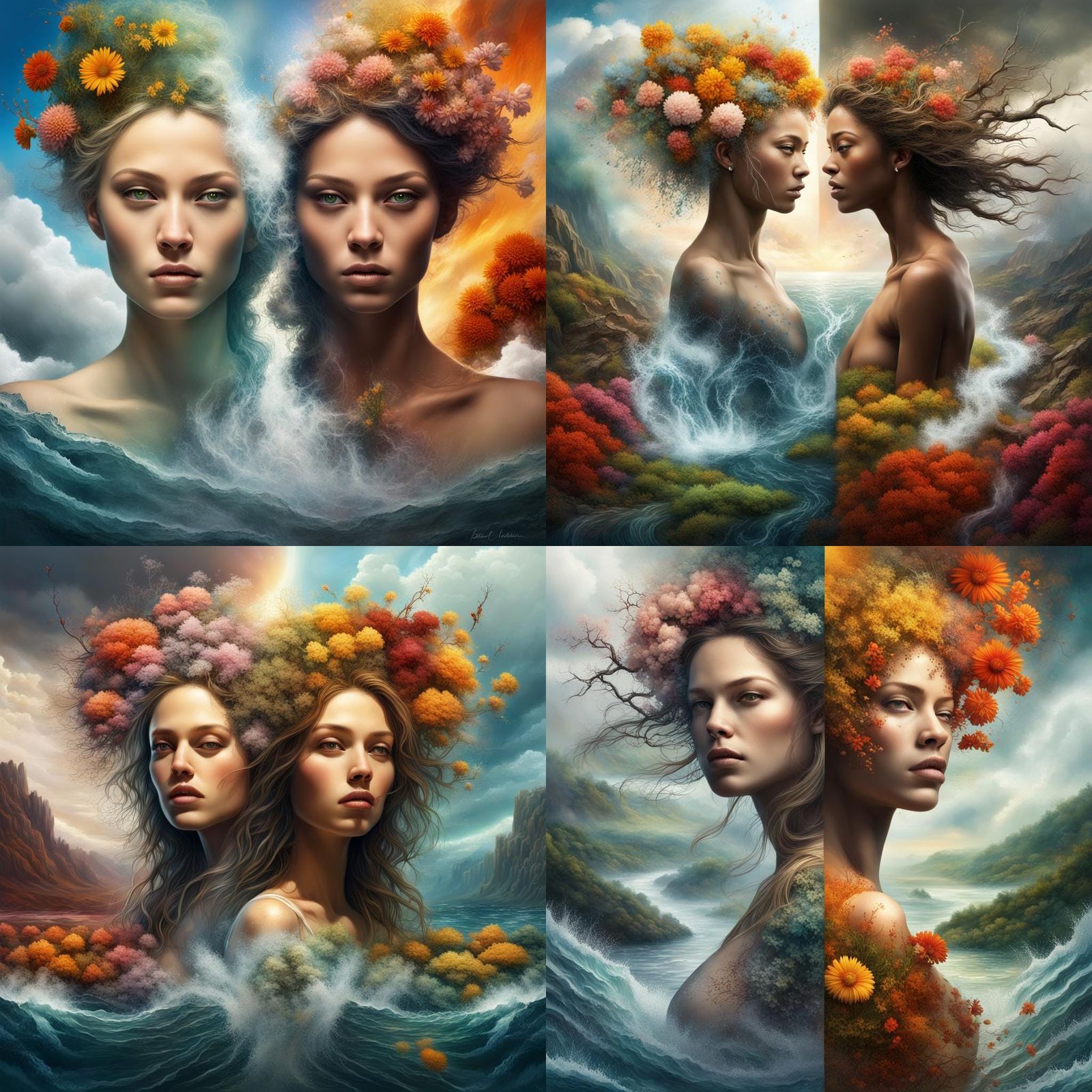 Mother Earth: Duality of Nature in Matte Painting