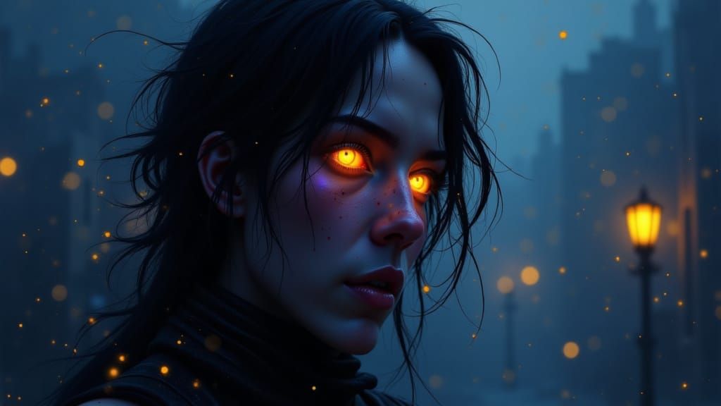 Amnesia Night Portrait: Dynamic Lighting Concept Art