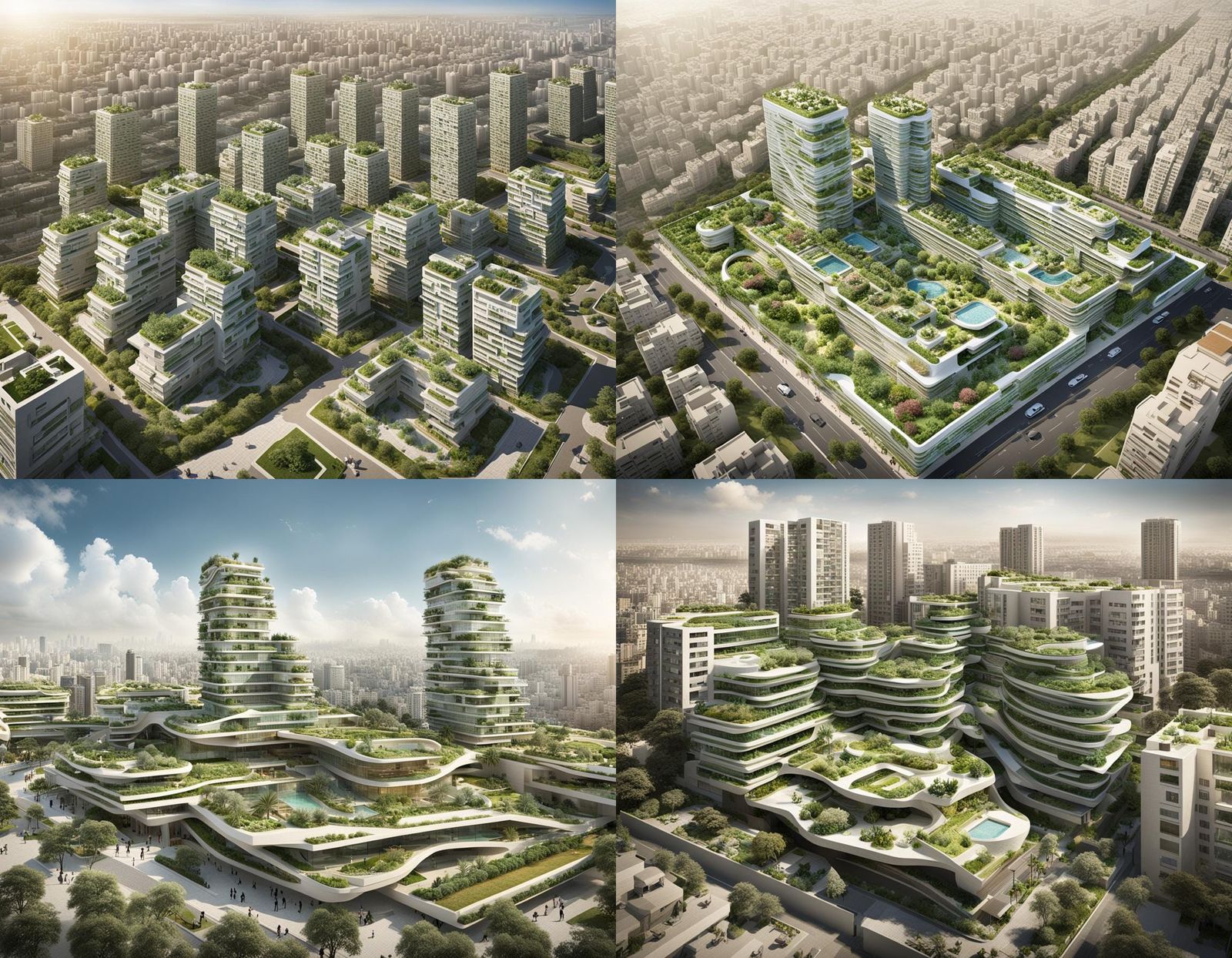 Futuristic Gaza Strip: A Technologically Advanced Nation