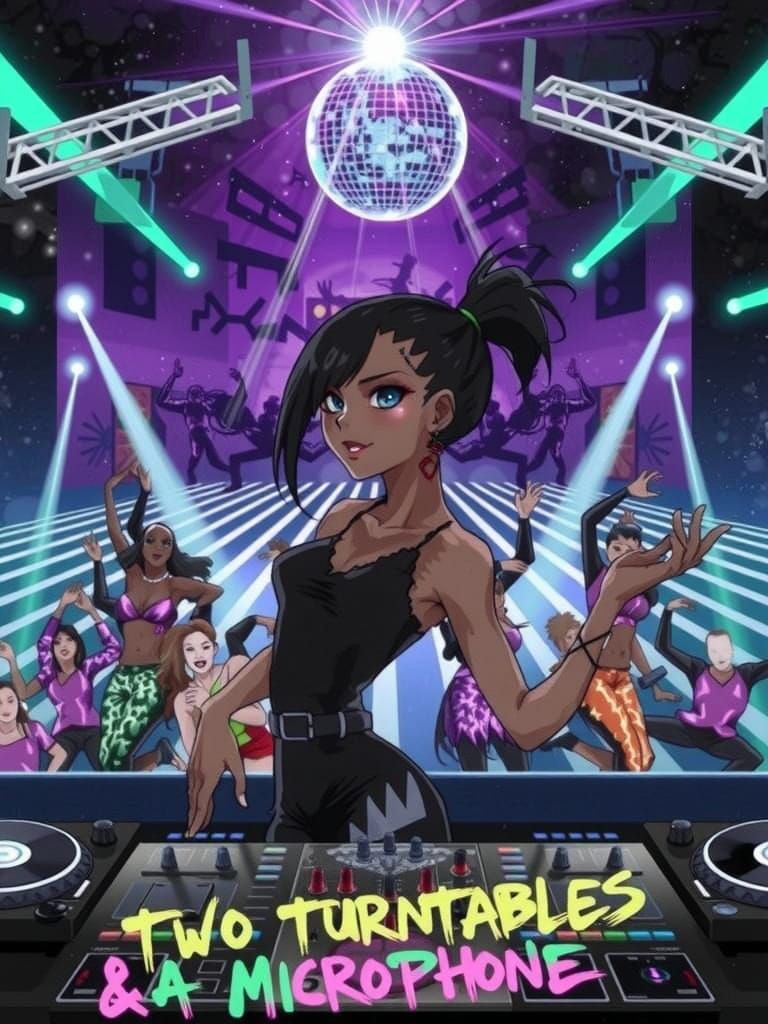 Neon Rave Queen Takes Center Stage