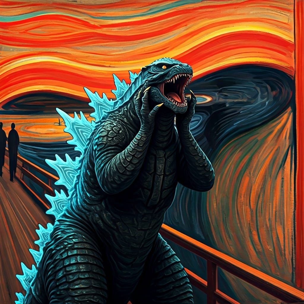 Edvard Munch’s Godzilla