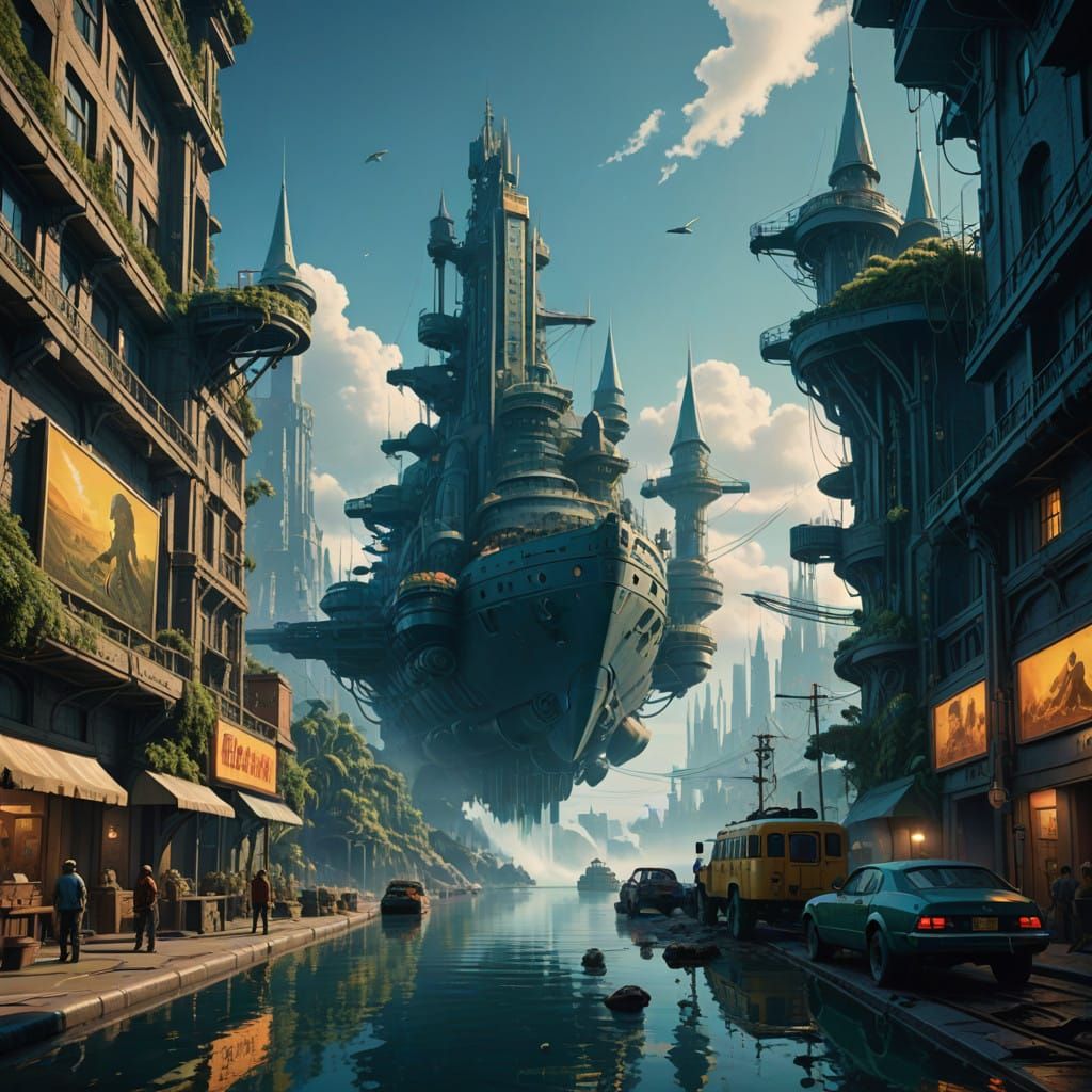 Atlantis Metropolis Unveiled: A Submerged Marvel of Grand Ar...