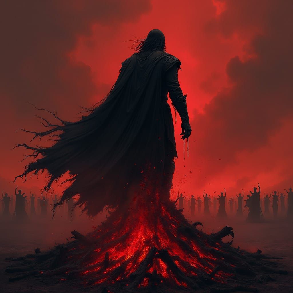 Vlad the Merciless Ruler Conquers a Desolate Landscape