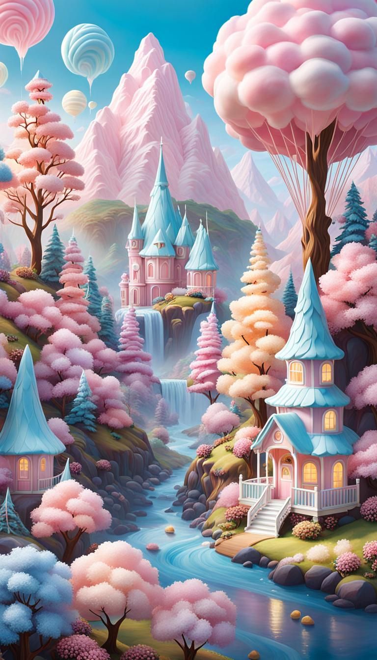 Candy Wonderland: A Pastel Dreamscape