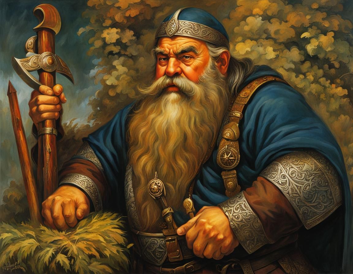 Slavic Mythology Dwarf: A Gimli Inspired Masterpiece