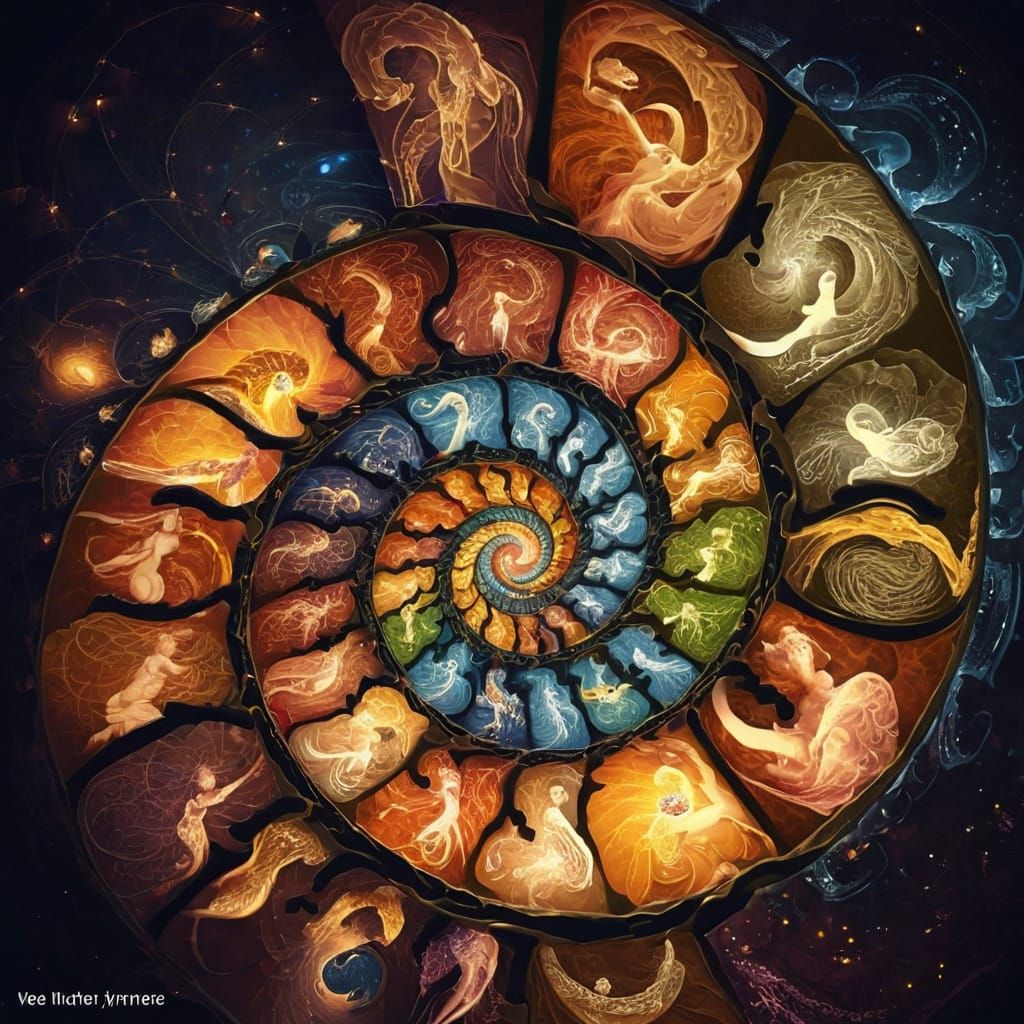 Self-Reflective Spiral in Infinite Hunger