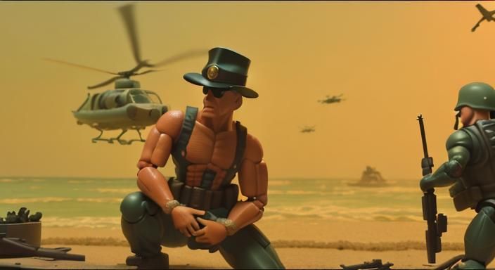 Lieutenant Colonel Bill Kilgore played by Robert Duvall, Apo...