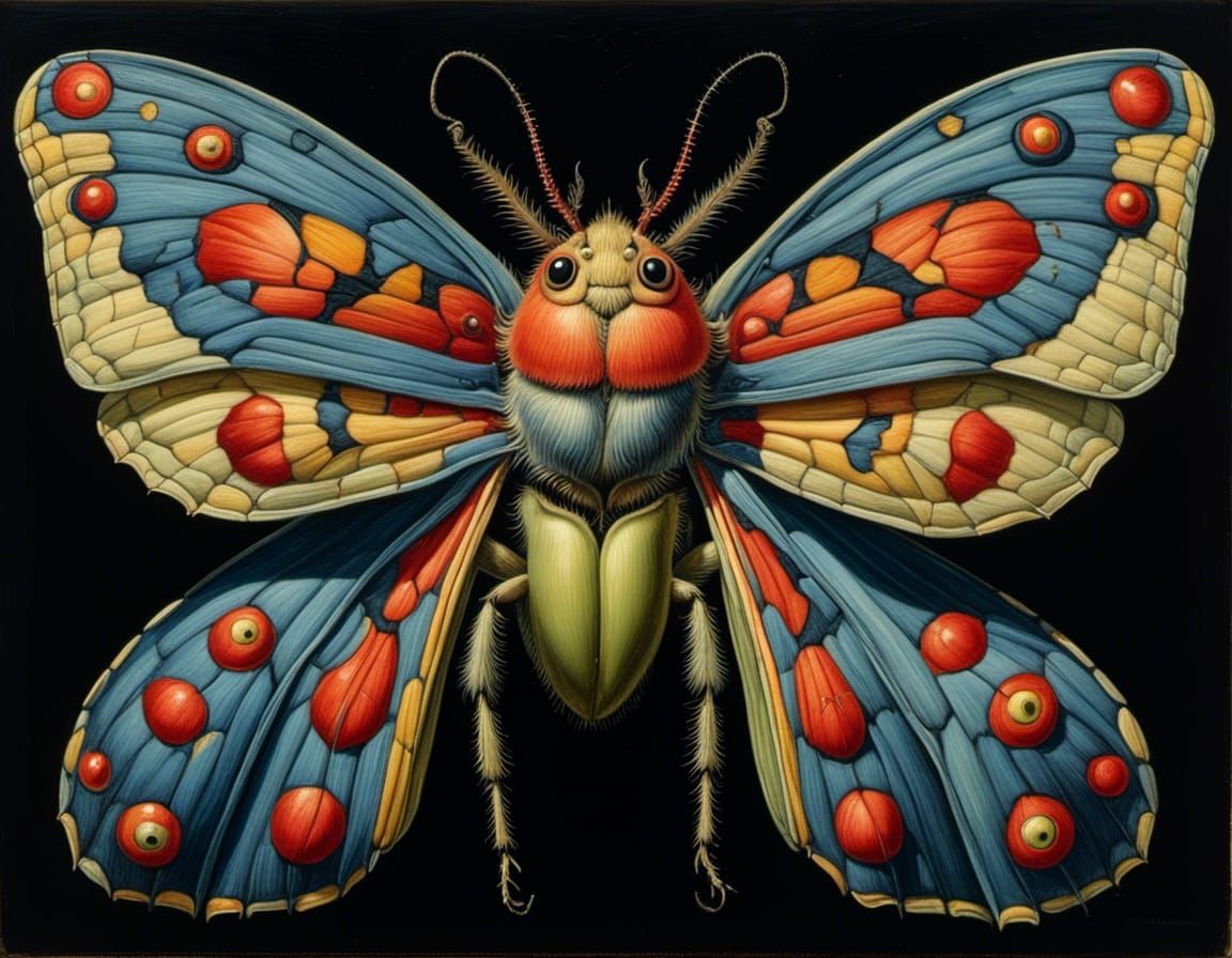 pretty spider-beetle-moth hybrid