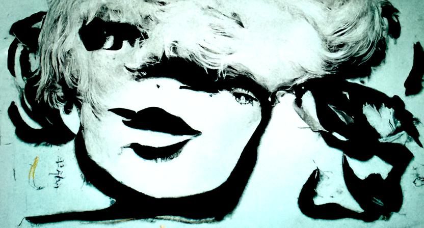Marilyn Monroe in Pop Art Style