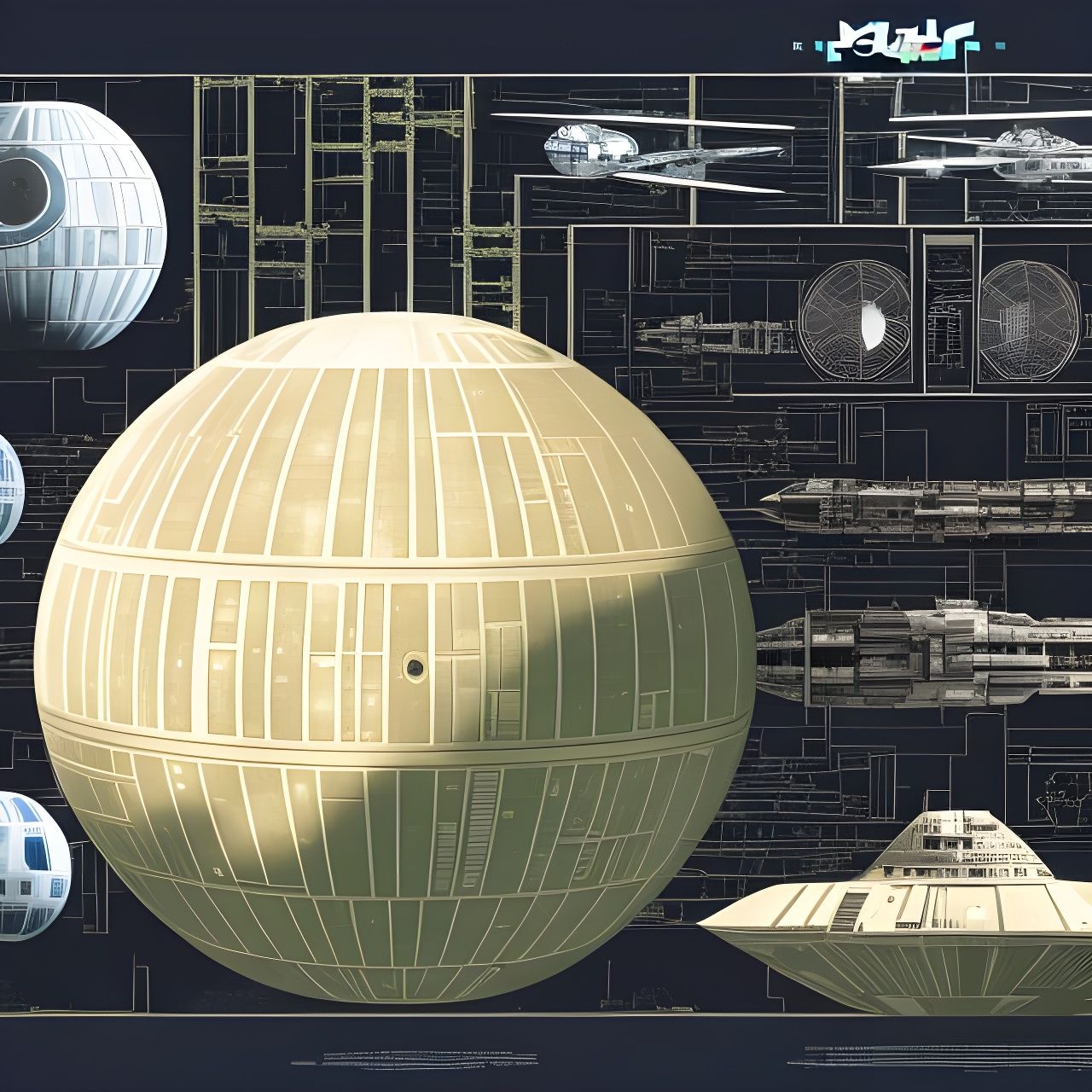 Star wars: Death Star blueprints