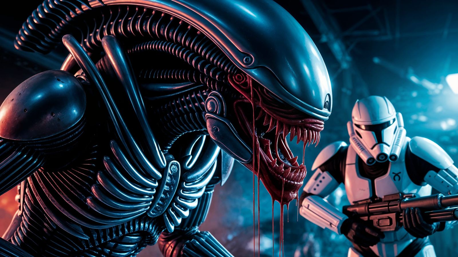 Stormtrooper meets Alien