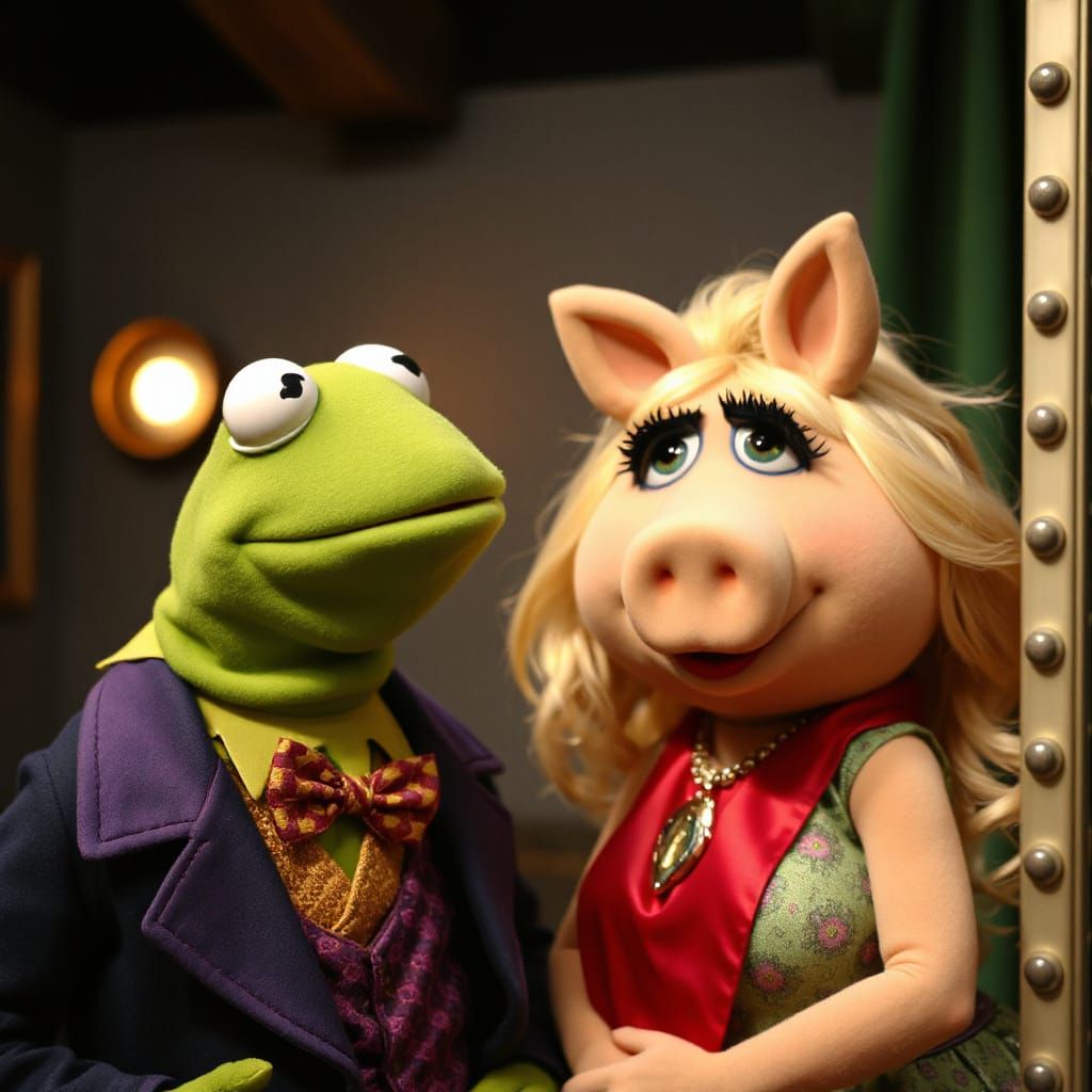 Kermit's Surprise: Miss Piggy Backstage at the Muppets