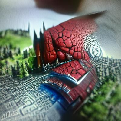 Detailed Matte Painting Inspired by Marvel Comics