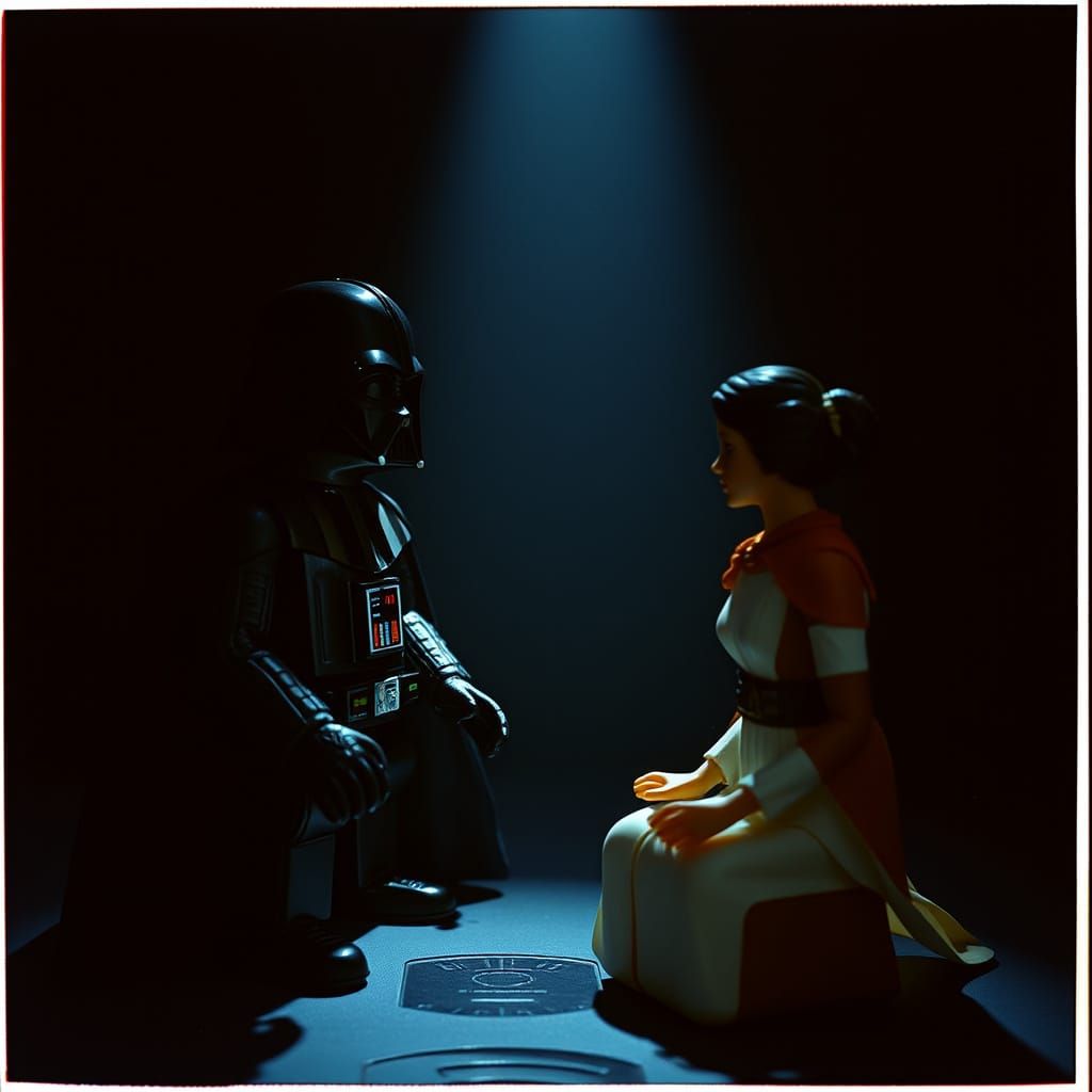 Darth Vader Interrogates Princess Leia in a Haunting Death S...