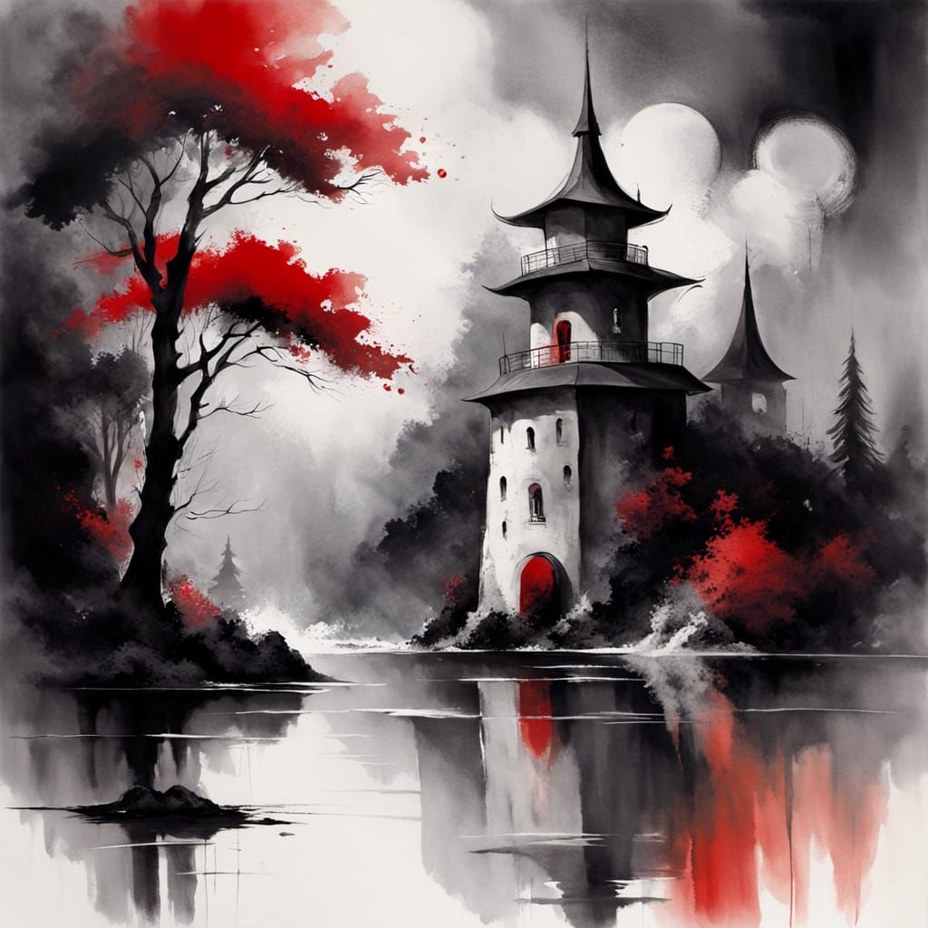 Dark Arts

In the style of Thomas Schaller
black, white and red charcoal