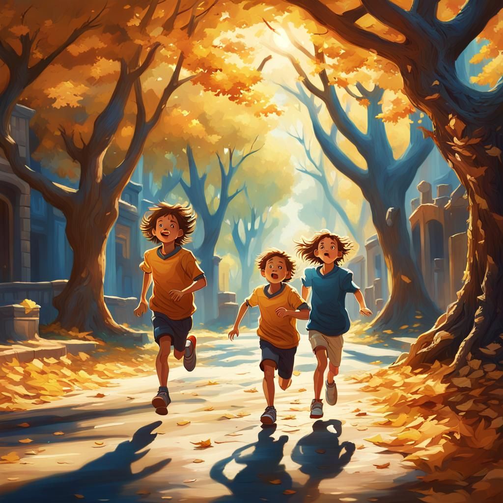 Fantastical Children's Adventure in Vibrant Colors