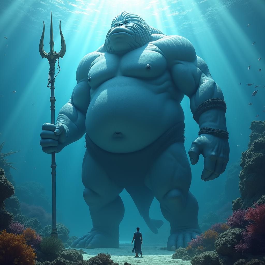 Human-Whale Hybrid Guardian of the Deep