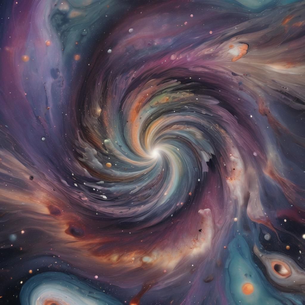 Cosmic Collision: Organic Entities in Shattered Galaxy