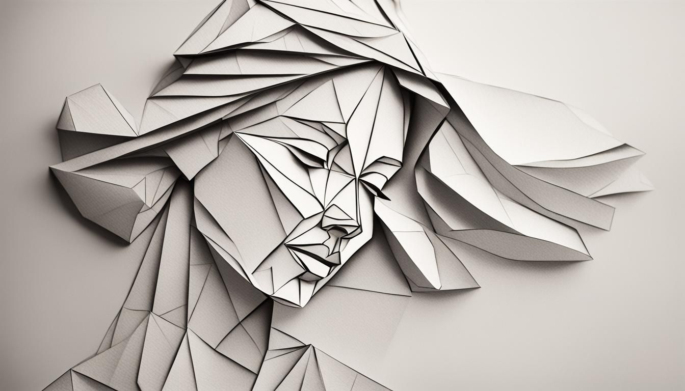 Delicate Minimalist Pencil Portrait of a Woman